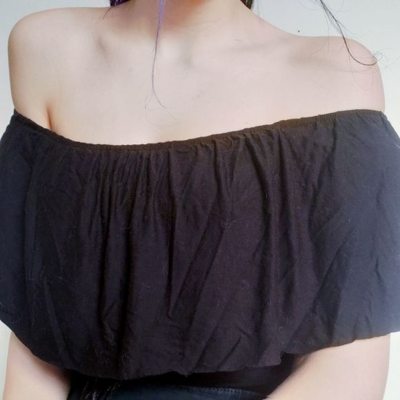 Fashion Nova Off-Shoulder Flare Bodysuit - Picture 10 of 13